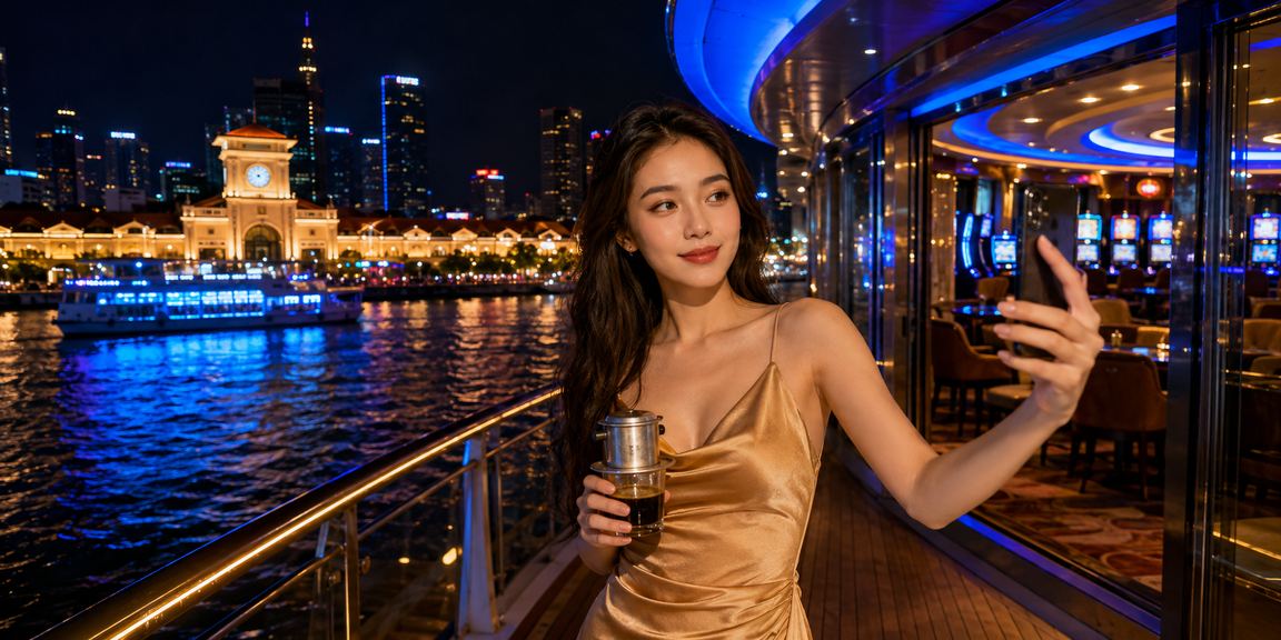 Người dùng TP.HCM chơi casino trực tuyến trên điện thoại kèm cà phê sáng