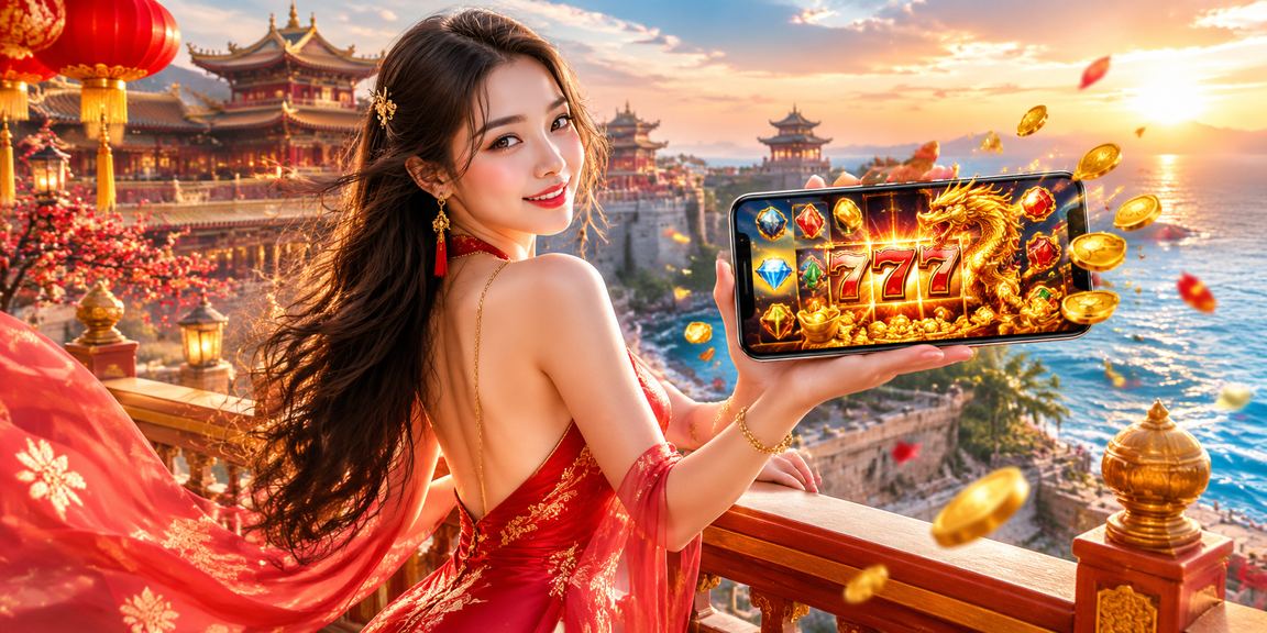 Người chơi tại Huế tham gia trò chơi slot game trên bãi biển buổi chiều